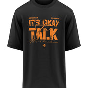 XAPE X AMC It's Okay to Talk Oversized Tee - Black