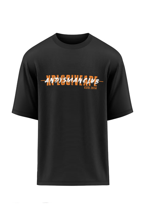 XAPE X AMC Crossover Oversized Tee - Black