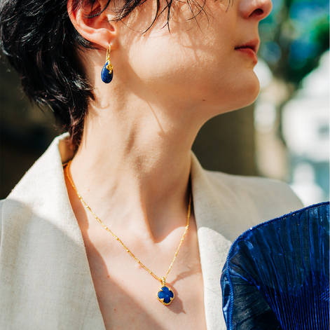 Tyche Gemstone Necklace Lapis