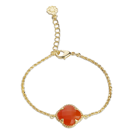 Tyche Gemstone Bracelet Carnelian
