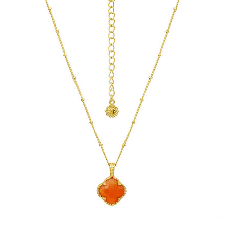 Tyche Gemstone Necklace Carnelian