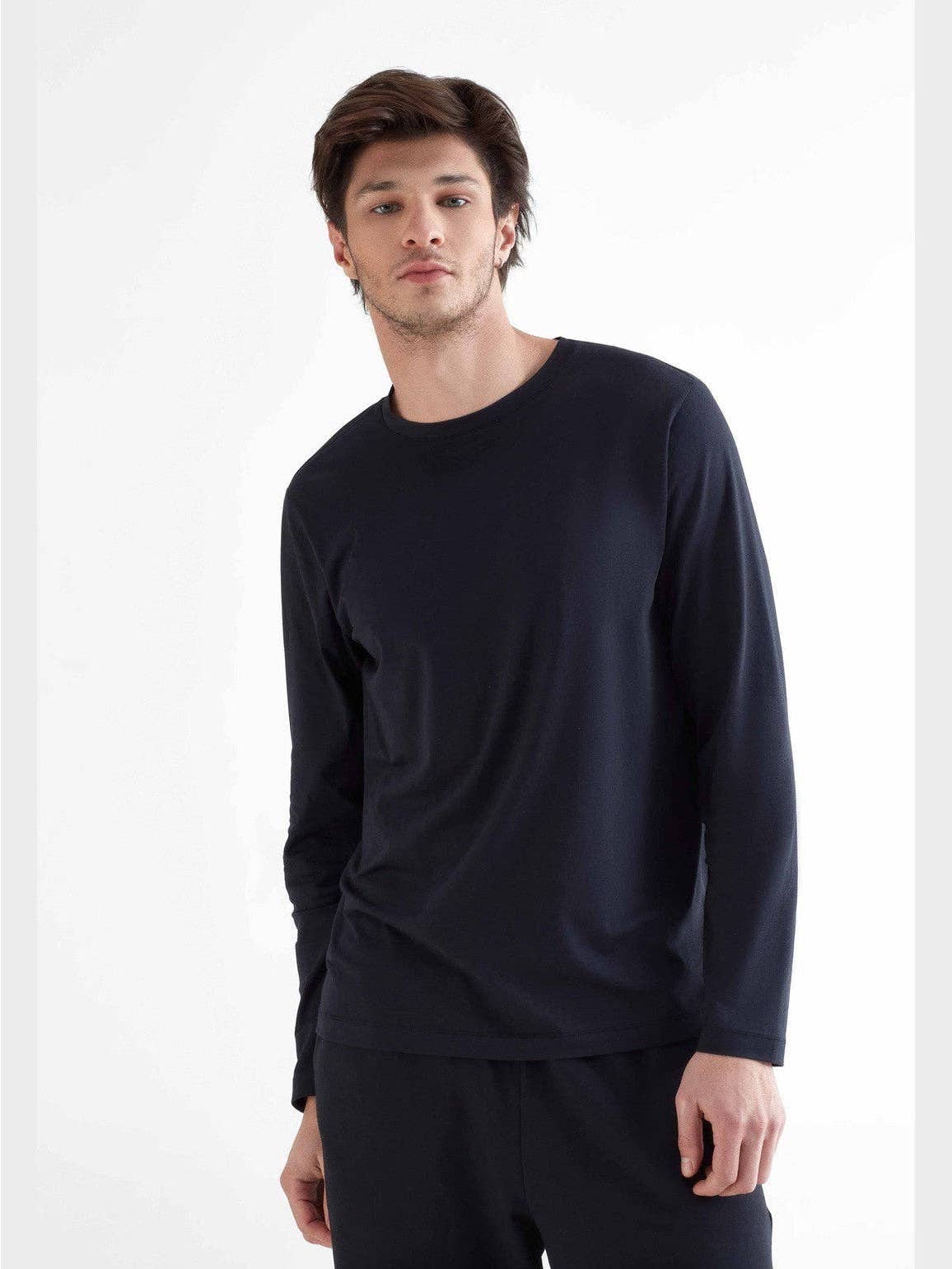Organic Cotton & Modal Long Sleeve T-Shirt: Men's