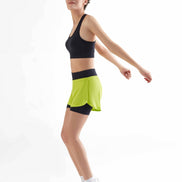 Double Layer Sports Shorts: Women's