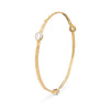 Simi Three Stone Stacking Bangle Rainbow Moonstone
