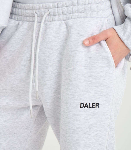 Basic Jogger Pants - Grey Melange