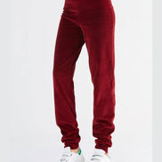 Organic Soft Fleece Cuffed Sweatpants: Women's