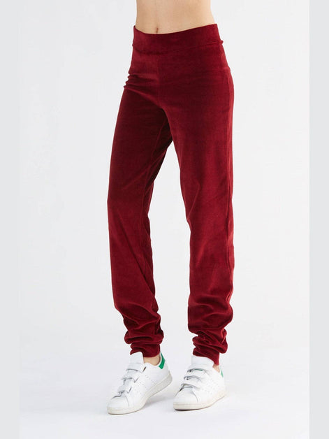 Organic Soft Fleece Cuffed Sweatpants: Women's