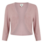 Yumi Blush Knitted Curve Bolero