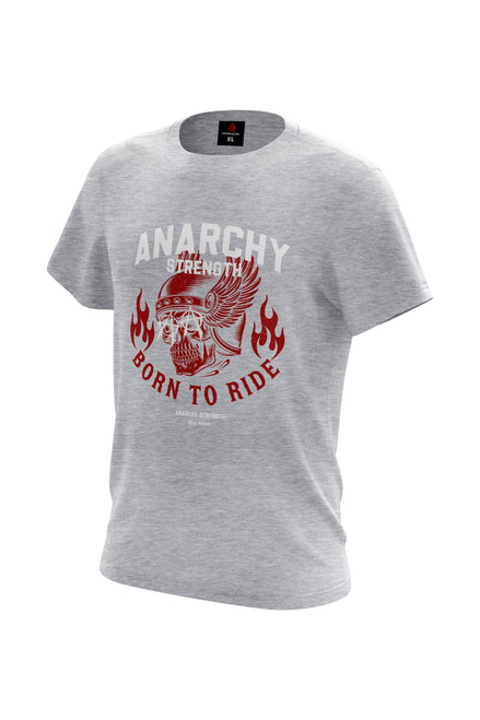 AS Born to Ride Tee - Sports Grey