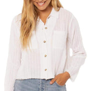 Sisstrevolution Island Tides woven top