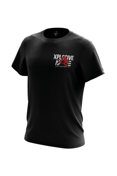 XAPE Stacked Logo Tee - Black