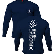 XAPE Claw Long Sleeve Tee - Navy