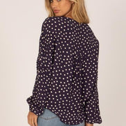 Amuse society Aria L/S woven top
