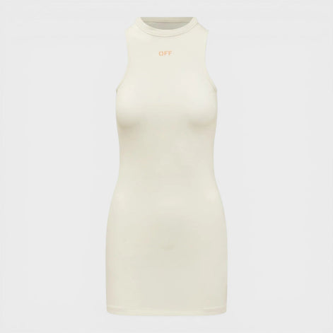 Sleek Rowing Dress Off White