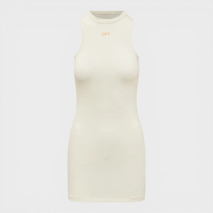 Sleek Rowing Dress Off White