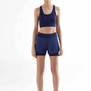 Double Layer Sports Shorts: Women's