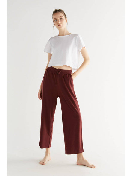 Tencel Wide Leg Trousers: Women's