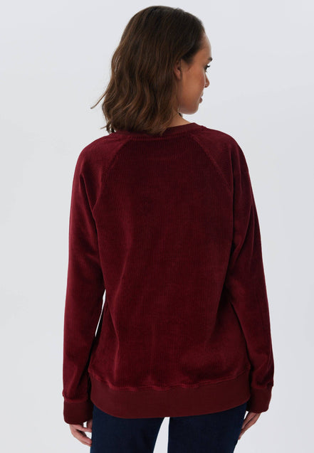 Organic Corduroy Sweatshirt: Women's