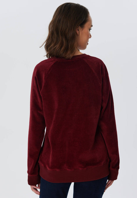 Organic Corduroy Sweatshirt: Women's