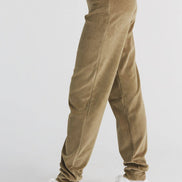 Organic Soft Fleece Cuffed Sweatpants: Women's