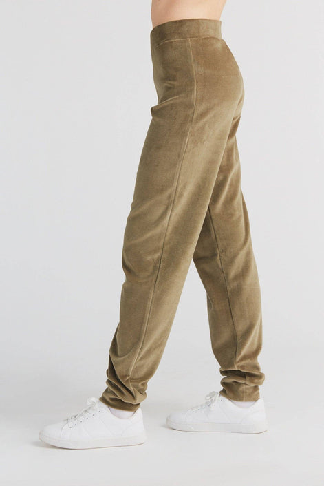 Organic Soft Fleece Cuffed Sweatpants: Women's