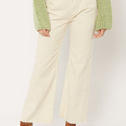 Amuse Society Gabi crop flare denim pant