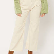 Amuse Society Gabi crop flare denim pant