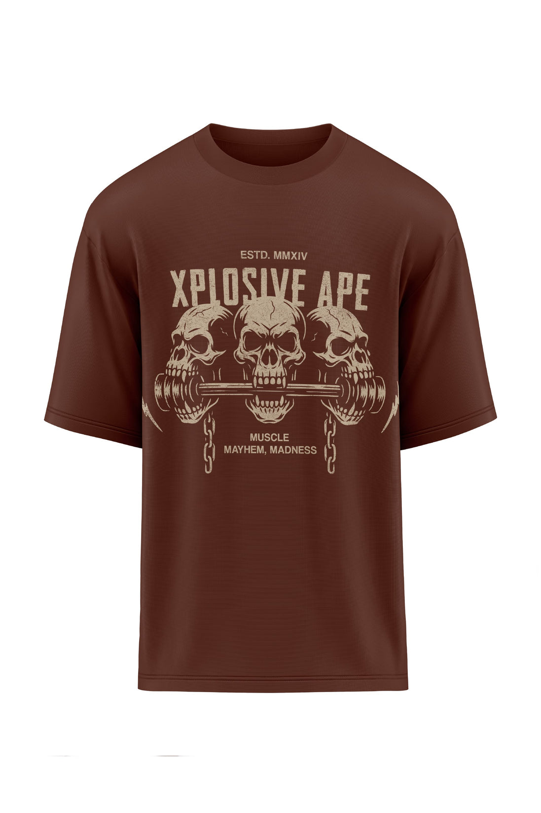 XAPE Feast of Force Oversized Tee - Chocolate