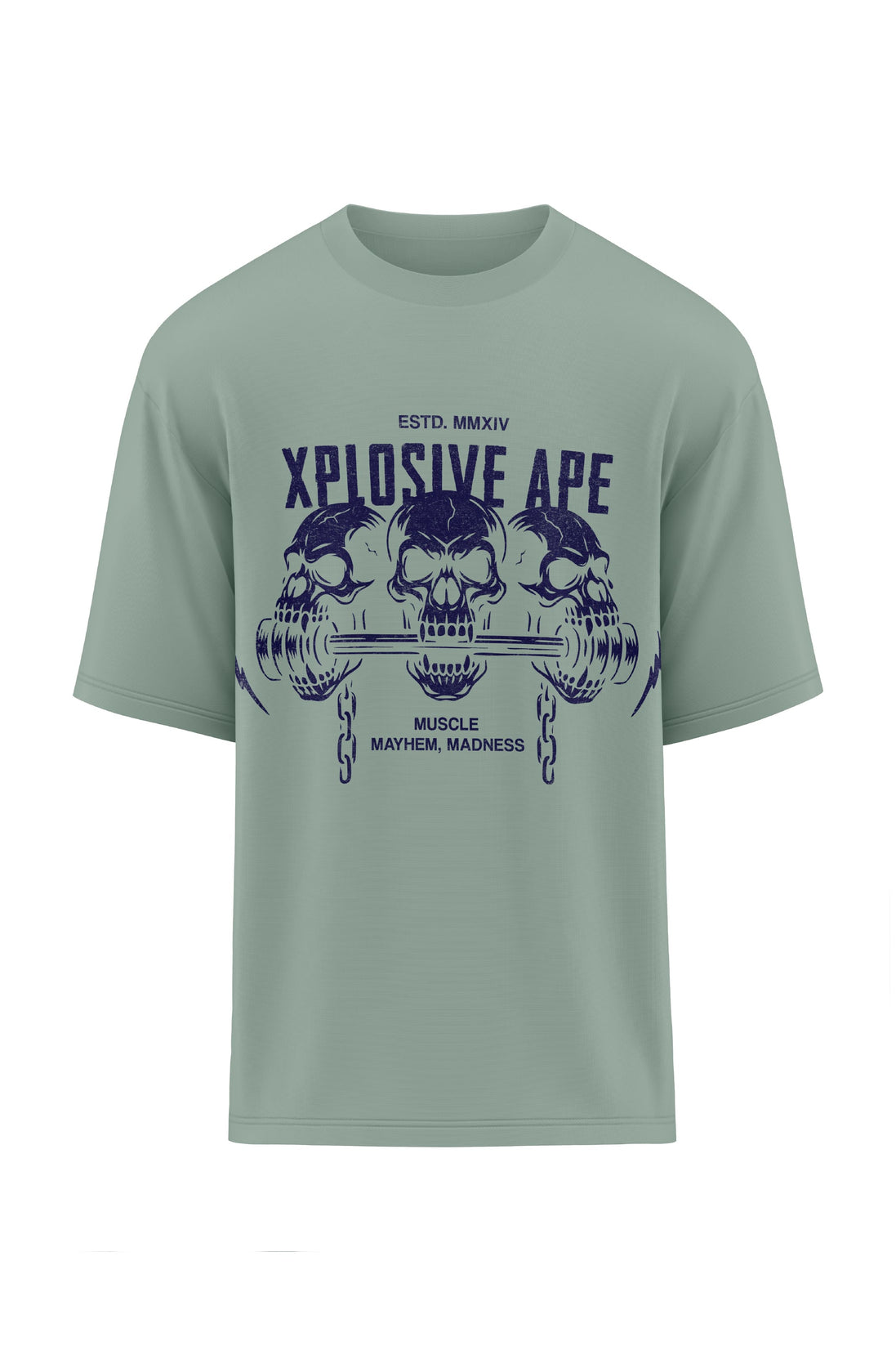 XAPE Feast of Force Oversized Tee - Sage