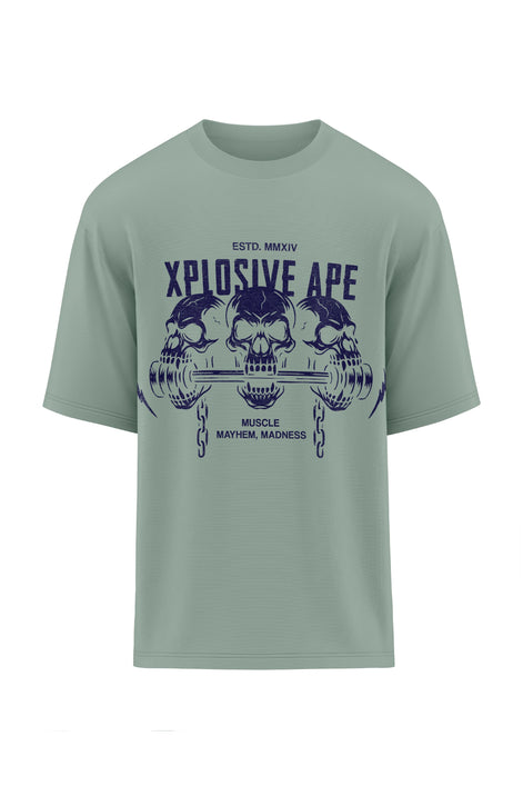 XAPE Feast of Force Oversized Tee - Sage