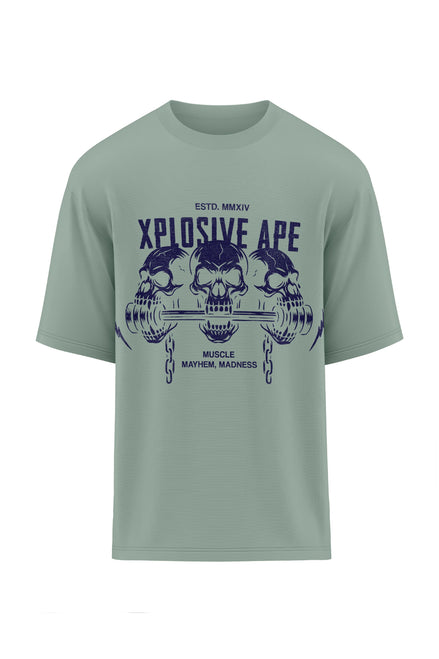 XAPE Feast of Force Oversized Tee - Sage
