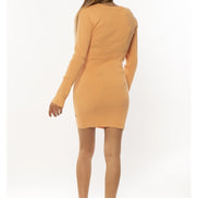 Sisstrevolution Hidden Cove Ls Knit Dress