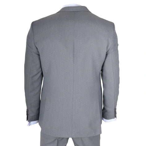 IM47 - Men's 3 Piece Grey Tailored Fit Suit