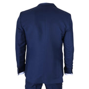 IM49 - Men's 3 Piece Blue Tailored Fit Suit