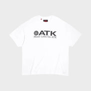 Music Lives On ATK Tee White Black