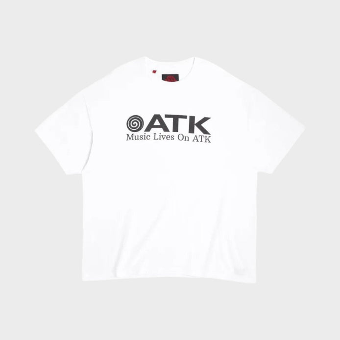 Music Lives On ATK Tee White Black