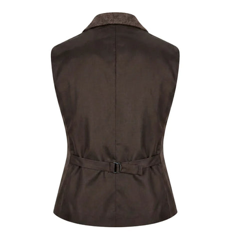 IMW-02 - Women's Oak Tweed Herringbone Blazer Waistcoat