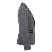 IMW-03 - Women's Grey Tweed Herringbone Blazer Waistcoat