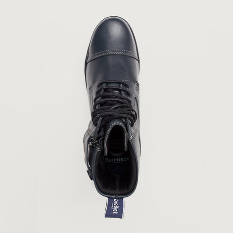 Kentucky Storm Waterproof Jodhpur Boots - Polished Navy