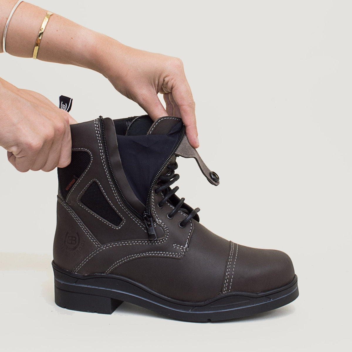 Kentucky Storm Waterproof Ankle Boots - Grey