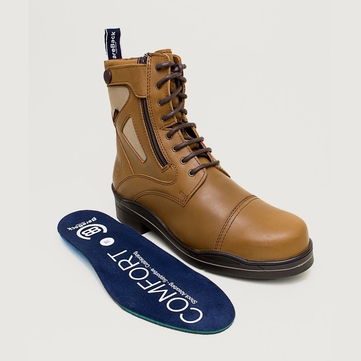 Kentucky Storm Waterproof Jodhpur Boots - Mocha