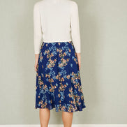 Yumi Ivory Diamante Button Cropped Cardigan