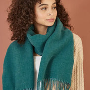 Yumi Blue Two Tone Scarf