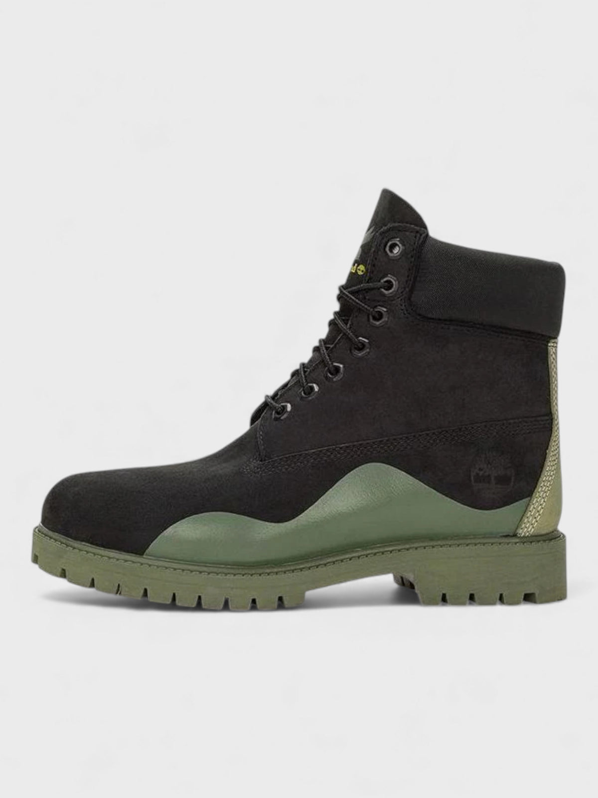 Timberland Heritage 6 Inch Waterproof Boot Black Nubuck Green