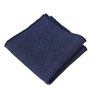 Men's Tweed Herringbone Tie & Pocket Square Set