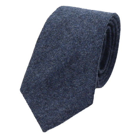 Men's Tweed Tie Hankie Set Classic British Heritage Wool Herringbone