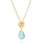 Classic Athena Kate Gemstone Necklace Pariba Onyx