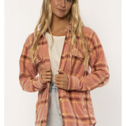 Sisstrevolution Nights Ls Wvn Fleece Top