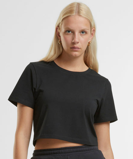 Organic Stretch Cropped T-Shirt: Women's