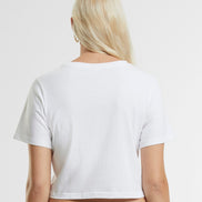 Organic Stretch Cropped T-Shirt: Women's